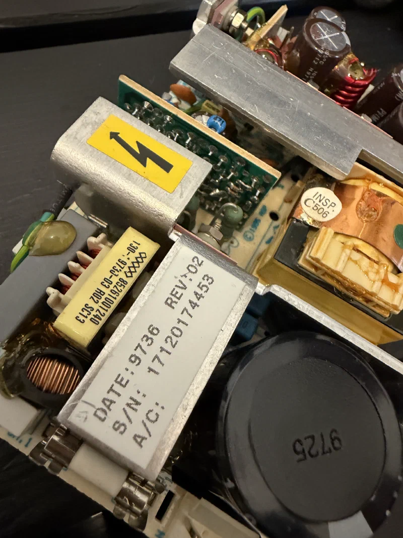 Elektroschrott-Bauteile Nahaufnahme