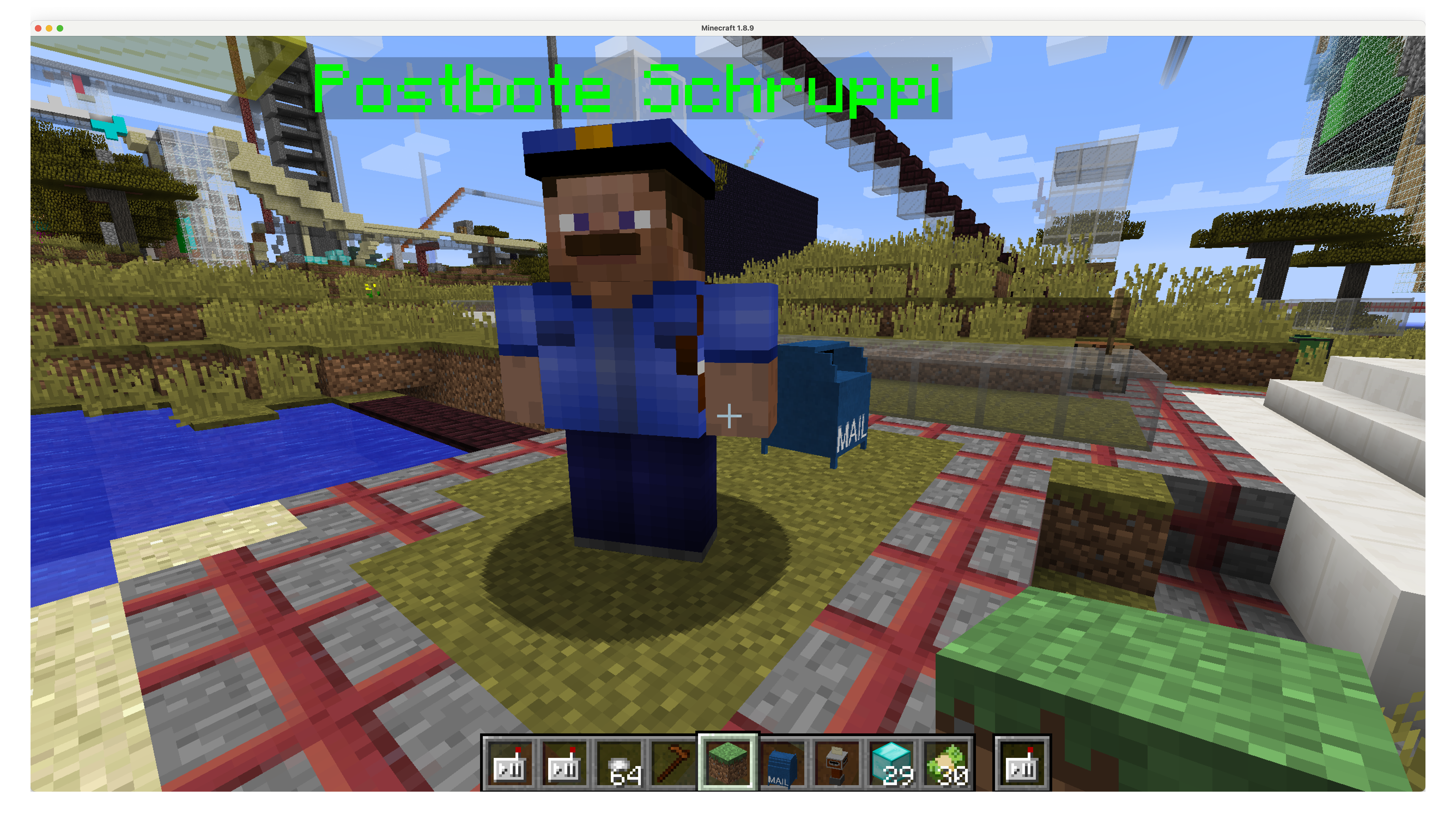 Du kannst Schruppi deine Post anvertrauen!