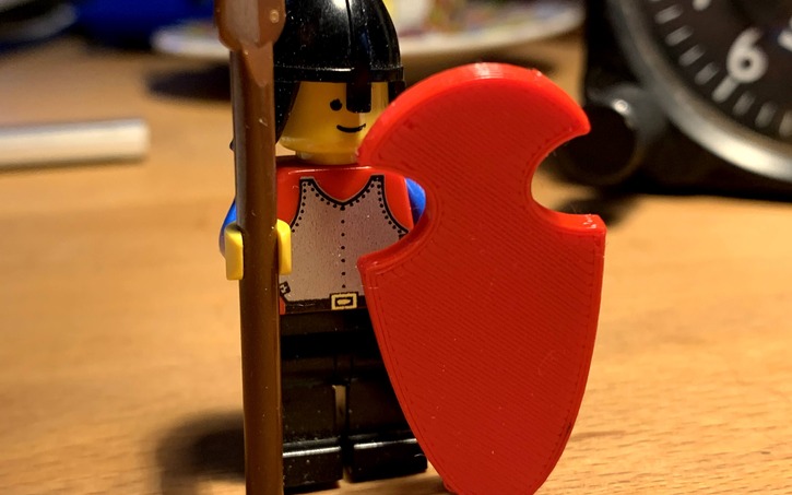 3D-gedrucktes Lego-Zubehör – fertiges Ergebnis