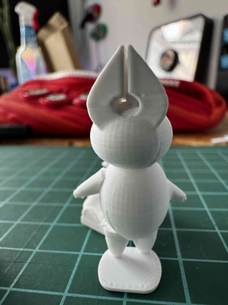 Fertiger 3D-Druck einer Schachfigur