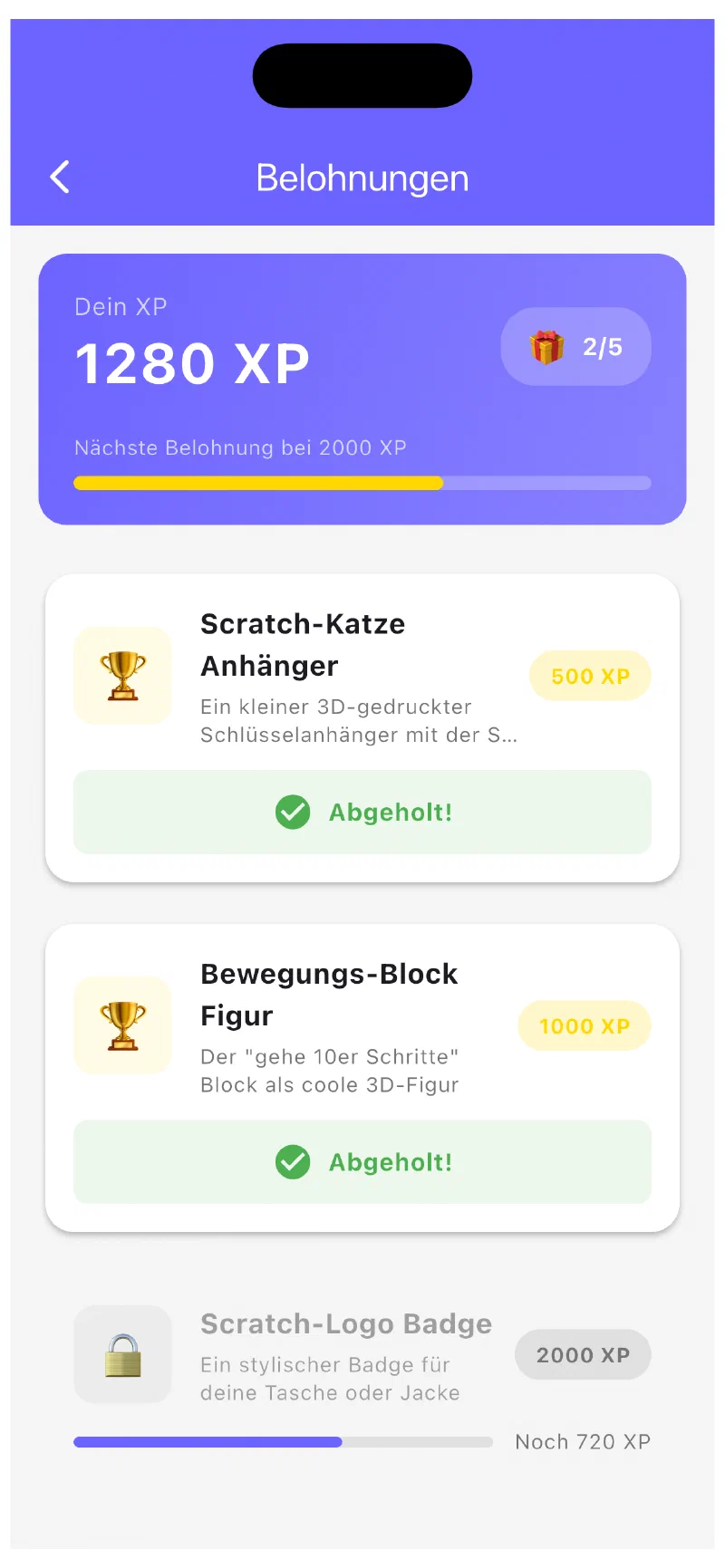 GamesLab App Belohnungen