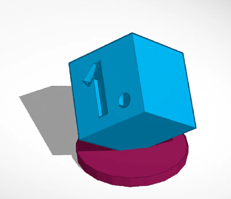 Designing a 3D model in Tinkercad