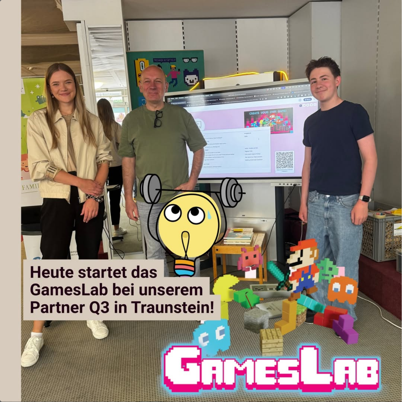GamesLab erobert Traunstein: Programmieren lernen jetzt auch im Chiemgau!