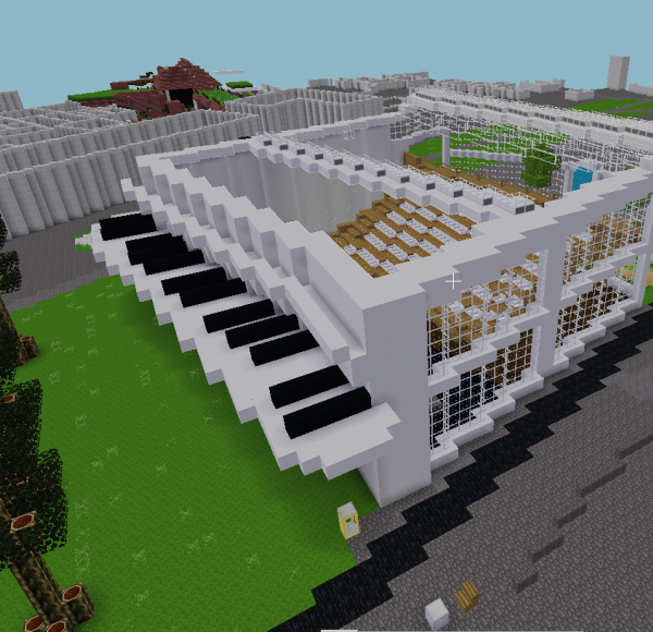 Besuche das Zukunftsmuseum in Minecraft