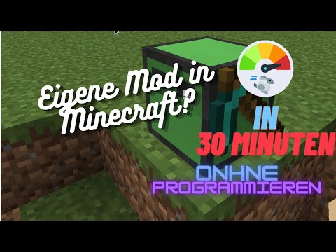 Erstelle deine eigene Mod in Minecraft - super easy, ohne Programmieren mit MCreator!