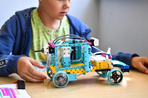 Lego - autonome Roboter-Fahrzeuge